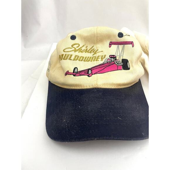 VTG Lot of 3 Signed Shirley Muldowney Cap Graphic Tee Drag Racing 90s TShirt Hat - Picture 4 of 16